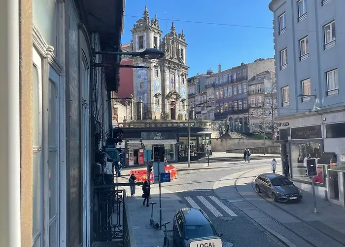 Apartmán Estudio Historico Seculo Xix Com Varanda E Vistas A Baixa