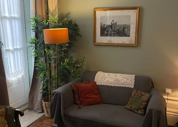 Apartamento Estúdio Histórico Século Xix Com Varanda E Vistas A Baixa